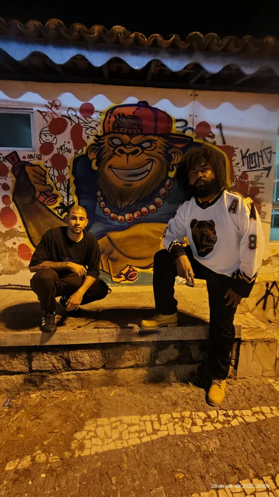 Intervenção de grafite com Capa e Kong — HIP HOP IN CENA